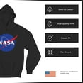 thumbnail image 6 of NASA Meatball Logo Unisex Hoodie Iconic American Astronaut Space Souvenir, 6 of 7