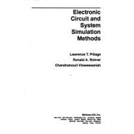 Pre-Owned Electronic Circuit and System Simulation Methods (Hardcover) 0070501696 9780070501690