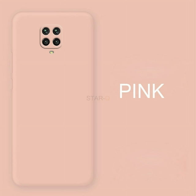 New Liquid Silicone Phone Case For Xiaomi Redmi Note 9 pro note9 9s Original Luxury Camera Protector Soft Back Cover Coque JK pink redmi note10 pro max