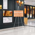 thumbnail image 3 of White Easel Stand For Display Wedding Sign & Poster-63intall Easels For Display Holder-collapsable, 3 of 5
