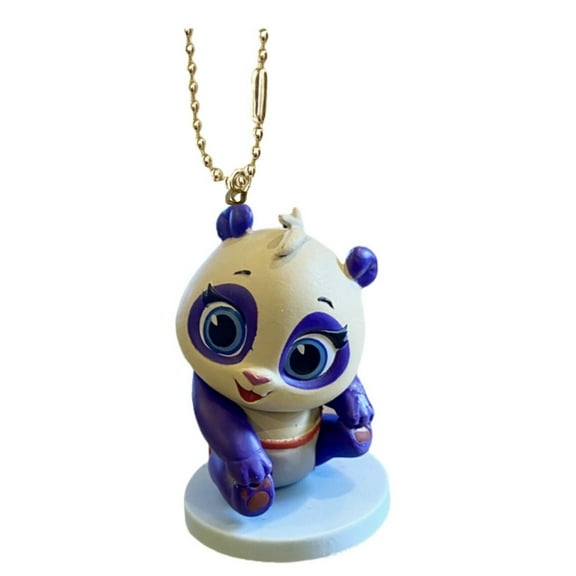 Precious Panda PVC Keychain Dangler Tiny Tots Figure Figurine Ornament Charm New