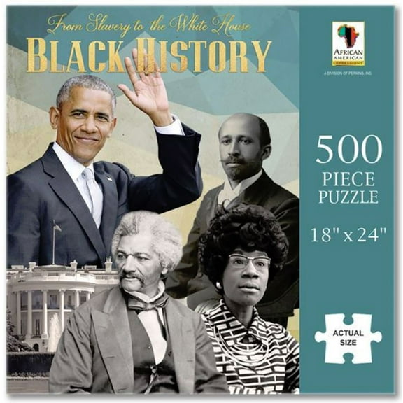 African American Expressions Black History 500 Piece History Jigsaw Puzzle