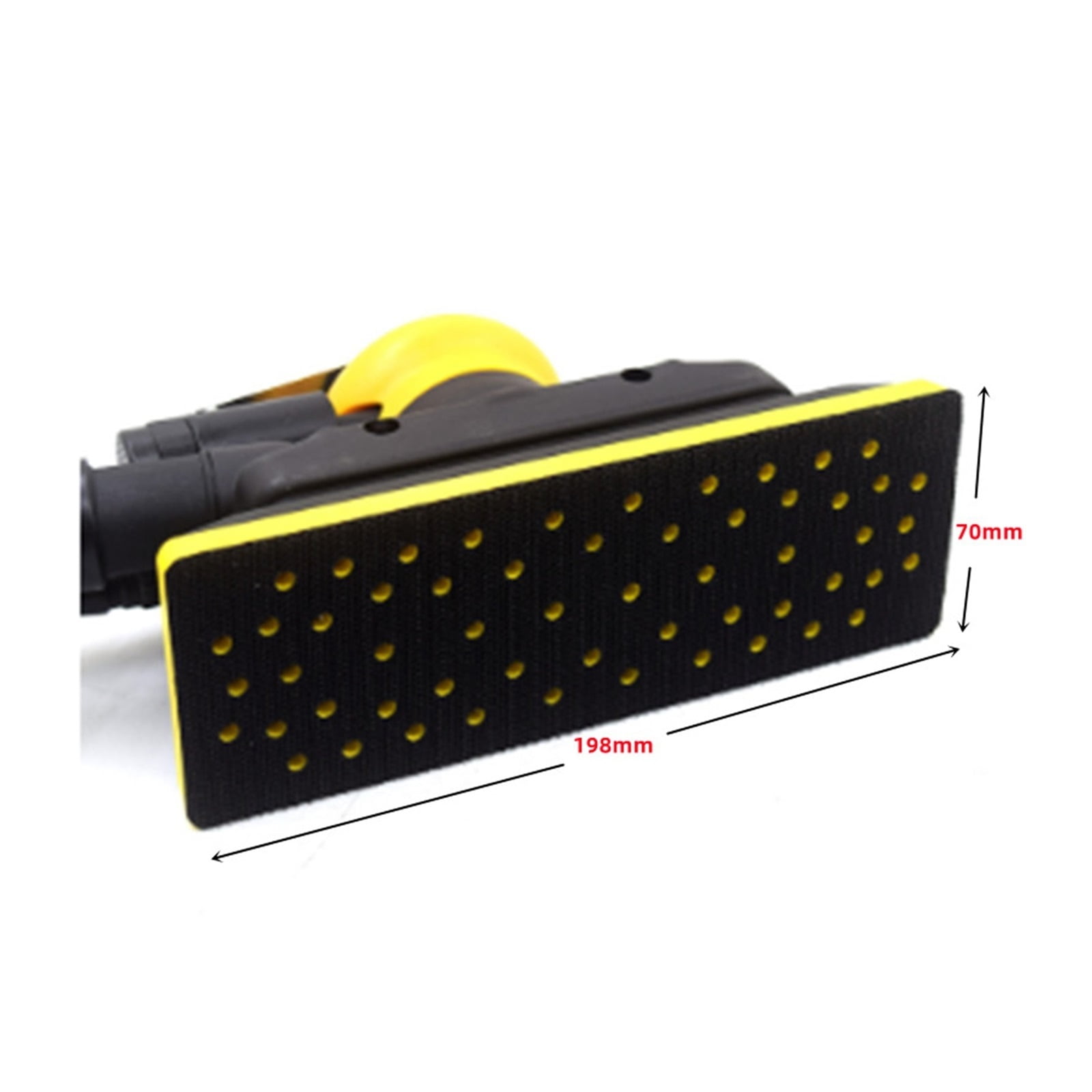 70x198mm Self Generated Vacuum Orbital Sander Air Square Polisher Dry Grinding Machine Self Dust Removal Pneumatic Sanding Tools ,Widely Use