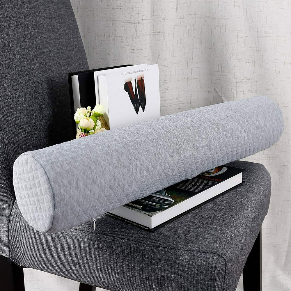 Round Memory Foam Pillow Cervical Neck Roll Support Lumbar Knee Light