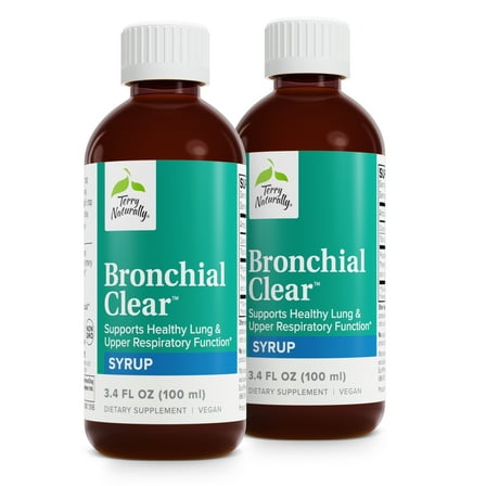 Terry Naturally Bronchial Clear Liquid - 3.4 fl oz (Pack of 2)