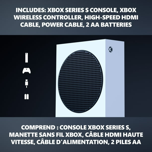 Xbox Series S - All Digital Gaming Console - 512GB SSD - Includes