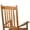 Original Color with Wave Backrest, variant on Zimtown Wide Seat Wooden Rocking Chair, for Garden, Outdoor and Indoor, Patio Chair with Backrest and Armrest