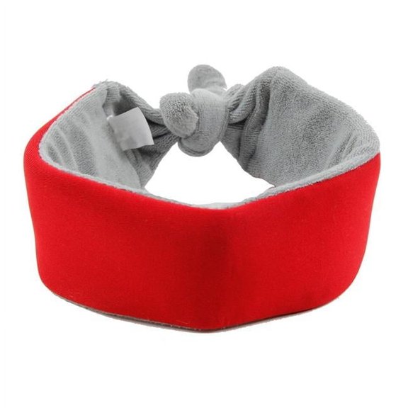 Pet Life  Neo Breeze Flexible Terry Neoprene Dog Neck Wrap Red - One Size