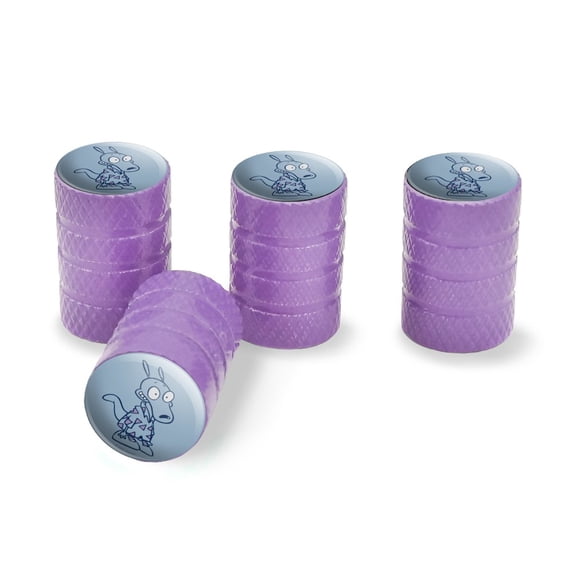 Rocko's Modern Life Shirt Tire Rim Wheel Aluminum Valve Stem Caps