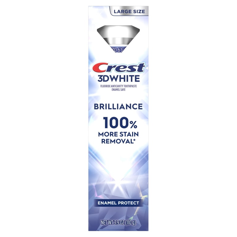 Crest Toothpaste, 3D White Brilliance Pro Enamel Protect Teeth Crest Toothpaste, 3D White Brilliance Pro Enamel Protect Teeth