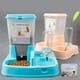 thumbnail image 2 of Dispensador automático de croquetas para comida y agua para perros y gatos, dispensador de agua para perros, color azul, 2 of 5