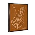 thumbnail image 4 of Stupell Industries Modern Fern on Brown Botanical & Floral Painting Black Floater Framed Canvas Art Print Wall Art, 25 x 31, 4 of 10