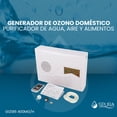 thumbnail image 2 of Generador De Ozono Domestico Gi2186 400mg/h | Purificador De Agua, Aire y Alimentos | Elimina Bacterias, Virus y Olores | Color Blanco Para Casa, 2 of 4