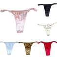 thumbnail image 2 of Sexy Women Silk Satin Briefs Panties G-string Thongs Soft Lingerie Underwear, 2 of 6