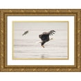 thumbnail image 1 of Tang, Wei 18x13 Gold Ornate Wood Framed with Double Matting Museum Art Print Titled - Flying Together, 1 of 4