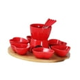 thumbnail image 2 of Baoblaze Chocolate Fondue Kits with 4 Forks and Tray Melt Hot Pot Bowl Set for Butter red, 2 of 8