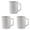 Z1-Light Ashy 3 Pcs, variant on Toothbrush Cup,Lightweight Unbreakable Reusable Bathroom Tumbler,Heavy-Duty Toothpaste Toothbrush Holders,Plastic Toothbrush Holders for Home Travel Bathrooms Counter Organizer (Light blue)