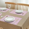 thumbnail image 6 of Farmhouse Rustic Lavender Lilac Place Mats Durable Placemats for Restaurant Valentines Gift Party Christmas Simple Fashion Table Placemats, 6 of 7