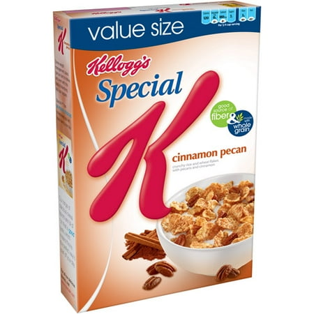Kellogg's Special K Cinnamon Pecan Cereal, 17 oz box