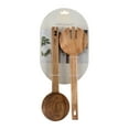 thumbnail image 4 of Cook with Color Acacia Wood Salad Server Set – Elegant, Nonstick-Safe Utensils, 4 of 5