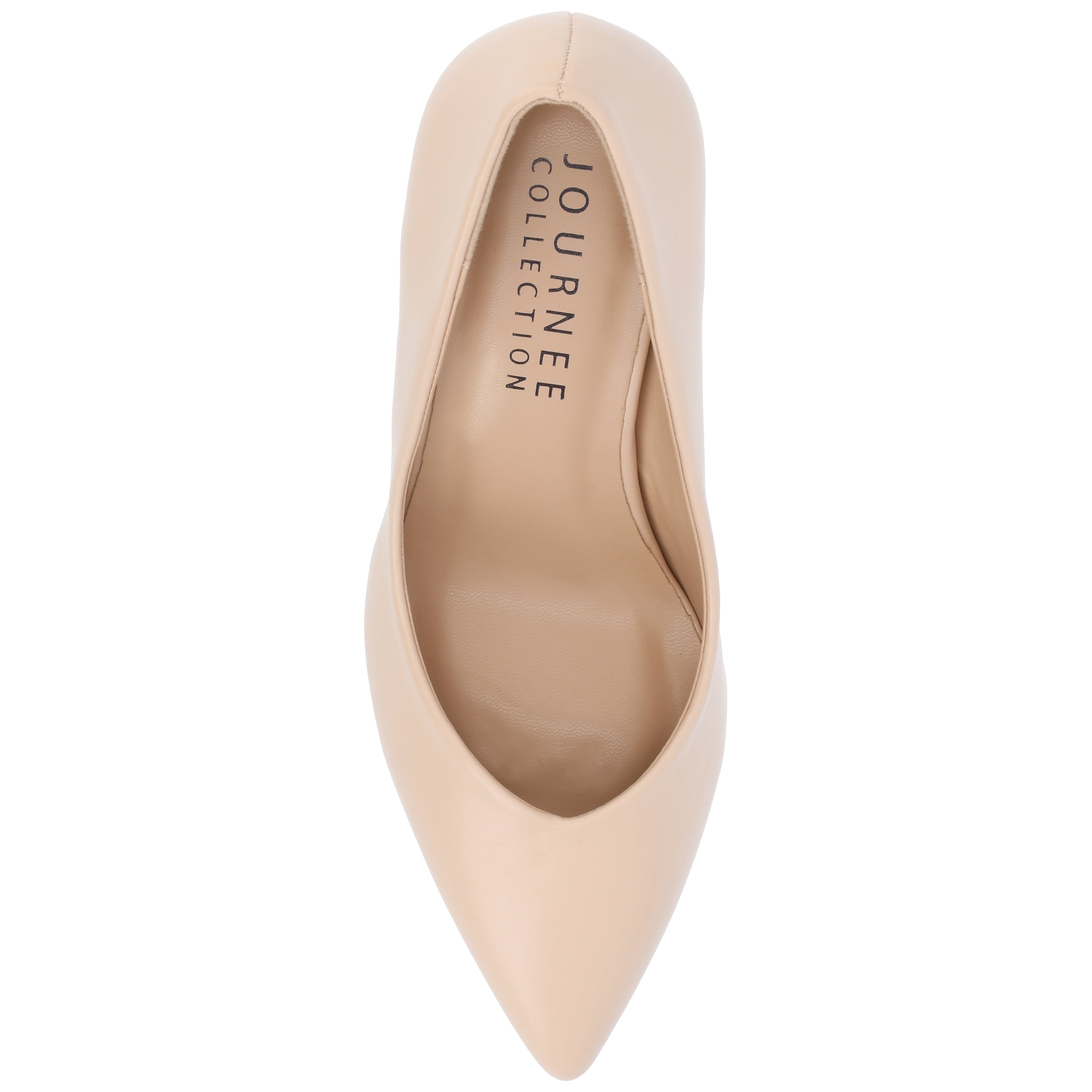 Journee Women's Gabriella SuperNatural Shades Narrow Width Slip On Pointed Toe Pumps