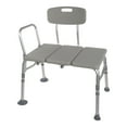 thumbnail image 2 of McKesson Transfer Bath Bench with Back, Removable Arm Rail - Aluminum Frame, 1 Ct, 2 of 5