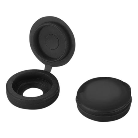 

Lacyie 100 Pieces Hinged Plastic Screw Covers Caps Washer Flip Tops