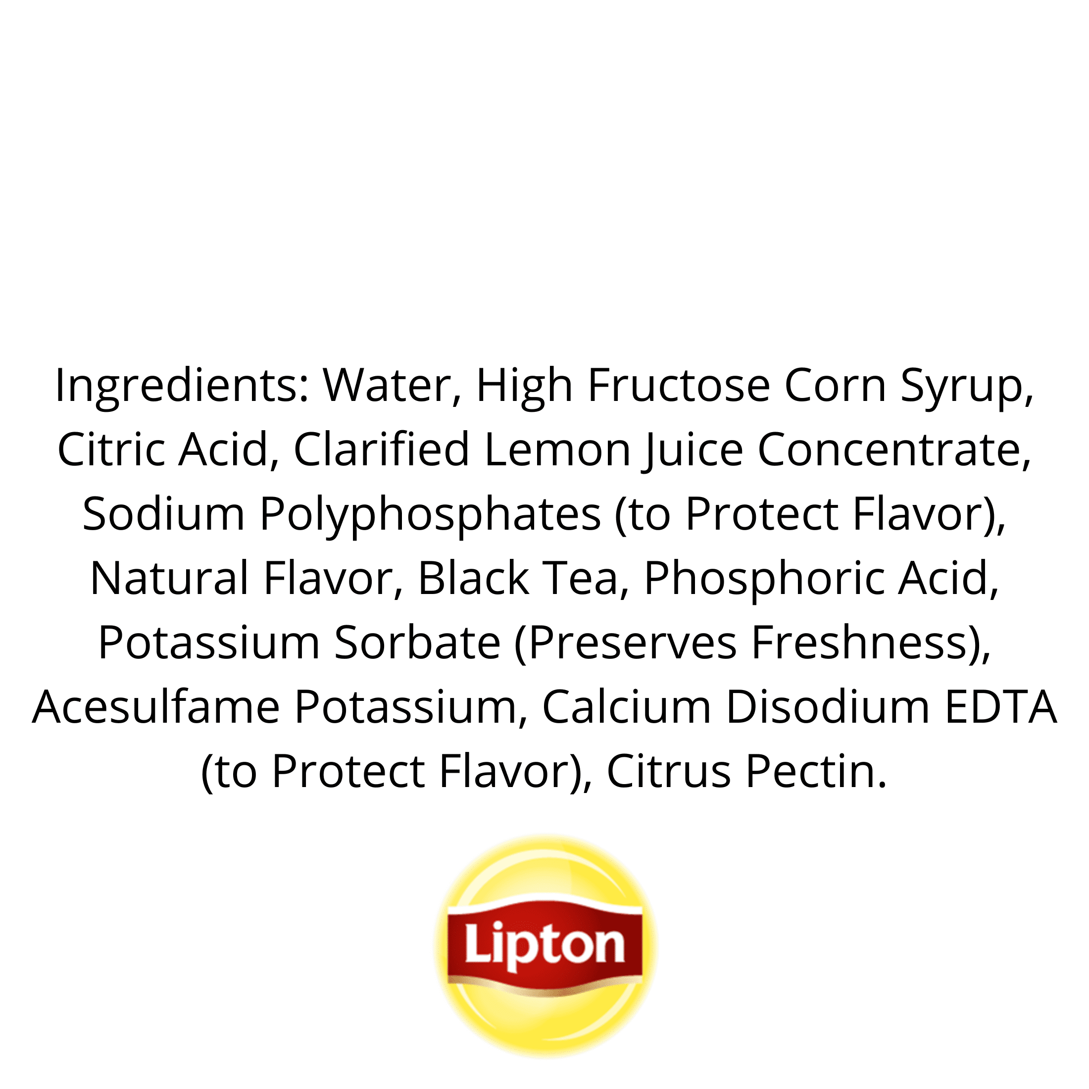 Lipton Lemon Iced Tea, 16.9 fl oz Bottle, Black Tea with Caffeine, Smooth Texture