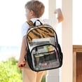 thumbnail image 7 of PVC Transparent Backpacks Clear Backpack for Travel and Outings Tiger Stripes Pattern, 7 of 7