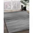 thumbnail image 3 of Ahgly Company Machine Washable Indoor Rectangle Transitional Ash Gray Area Rugs, 2' x 4', 3 of 7