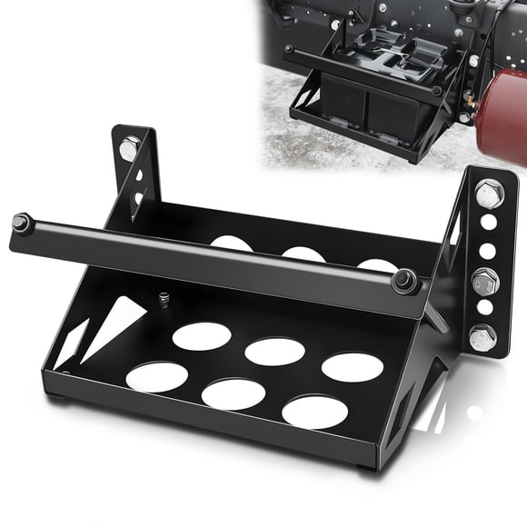 Bandeja de montaje de batería de acero metálico para automóviles, camiones, barcos, caravanas