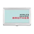 thumbnail image 1 of World's Okayest Best Quote Business Card Holder Case Pocket Box Wallet, 1 of 3