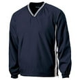 thumbnail image 2 of Sport-Tek Men's Big And Tall V-Neck Raglan Wind Shirt, 2 of 2