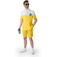 thumbnail image 5 of SUITMEISTER Summer Suits, Includes Short Sleeved Blazer Jacket, Shorts  Tie Large Summer Premium Beer Yellow, 5 of 6