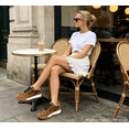 thumbnail image 6 of LUCKY STEP Comfort Retro Color Blocked Sneakers Fashion Casual Shoes,Brown Leopard,Womens, 6 of 9