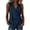 Z3-Dark Blue-linen tops for women, variant on Linen Tank Tops for Women Wrap Bow Tie Summer Tanks V Neck Sleeveless Loose Fit Blouses Lightweight Casual Tees for Travel Vacation