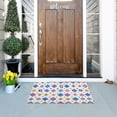 thumbnail image 5 of Yayeee Doormat for Indoor Entrance 32" x 20" Non Slippery Floor Rug, Purple Retro Shapes, 5 of 8