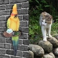 thumbnail image 4 of Adorno de pájaro de resina Jadeshay escultura de loro simulada Colorido 38 cm, 4 of 8