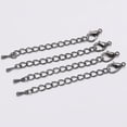 thumbnail image 4 of Youkk Bracelet Queue Lien Chaîne avec Fermoir Mode Bijoux Faire Résultats Bracelets Collier Rallonge Chaînes Noir, 4 of 6