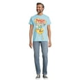 thumbnail image 2 of Adventure Time Men's Frolic Cotton Graphic Tee with Short Sleeves, Size Medium, 2 of 4