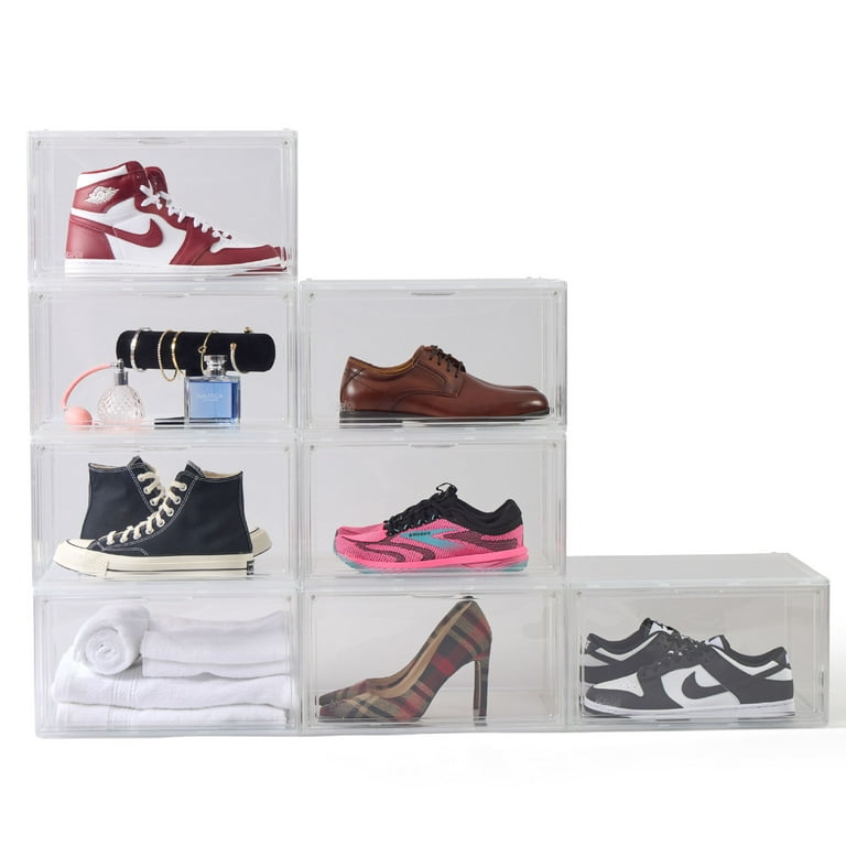 その他 BRIEFING SEPARATE SHOES CASE Kicks & Co Clear Shoe Organizer & Shoe Rack Box, Stackable Sneaker