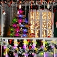 thumbnail image 3 of DYstyle 16.4ft 32.8ft LED Copper Wire String Fairy with Double Layer Ribbon Waterproof Christmas Tree Ribbon Lights for Christmas Party Weddings, 3 of 5