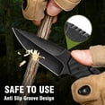 thumbnail image 4 of Fixed Blade Knife with 4" Blade & Slip-Resistant ABS Handle, Outdoor Camping & Survival Tool, 4 of 9