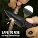thumbnail image 4 of Cuchillo de hoja fija con hoja de 4" y mango de ABS antideslizante, herramienta for acampar y sobrevivir al aire libre, 4 of 9