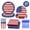 Style 1, variant on 4th of July Decoration Patriotic American Flag Tableware Party Supplies Disposable Paper Plates Napkins for Independence Day Memorial Day Serves 20 (Style 1)