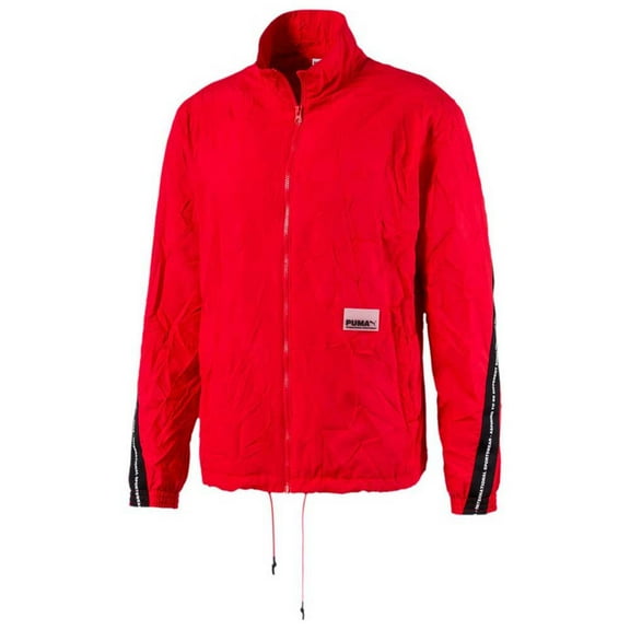 Puma Mens Avenir Woven Track Top,High Risk Red,L