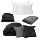 thumbnail image 1 of Edredón Doble Vista Matrimonial DICASA + Sábanas Royal Negro + Protector Lux + Almohadas Royal Twin, 1 of 8