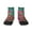 1 Black, variant on Western Desert Skull Cowboy (2) Pattern Quarter Crew Socks,Toe Seamed Ankle Socks,Cotton Cushioned Breathable Athletic Crew Sports Socks