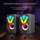 thumbnail image 4 of Mini altavoz USB luminoso para ordenador portátil RGB, altavoz multimedia, subwoofer, 4 of 5