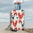 thumbnail image 7 of Susaid Roosters Print Elastic Washable Suitcase Cover with Hidden Zipper, Fits 18-32 Inch Luggage for Protection During Travel-Medium, 7 of 7